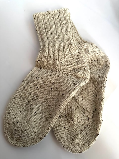 Schafwollsocke - Dickstrick, meliert