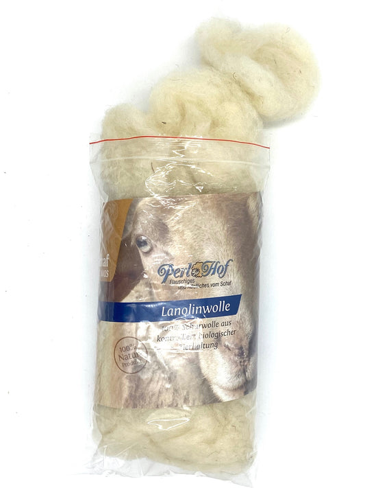 Lanolin-Wolle