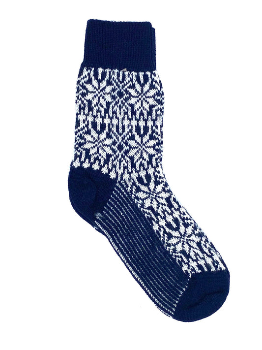 Schafwollsocken - Norweger Muster