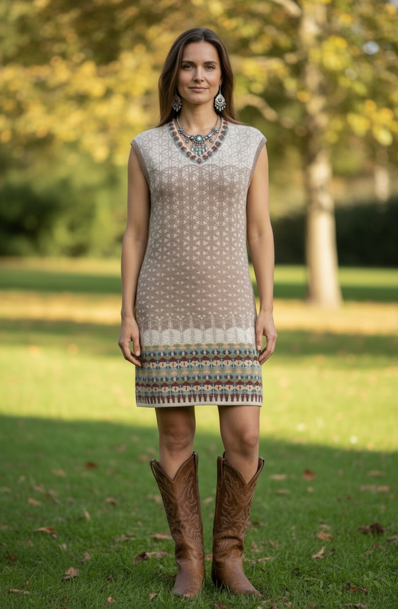 Kleid Fanny - Beige