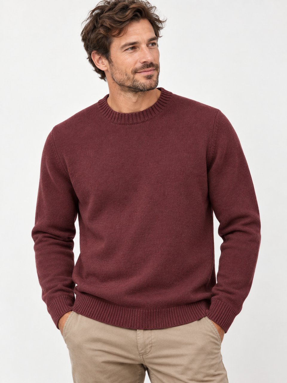 Pullover Ferruccio weinrot