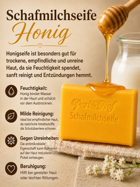 Schafmilchseife Honig