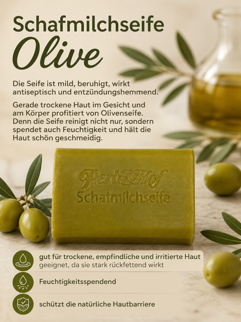 Schafmilchseife Olive