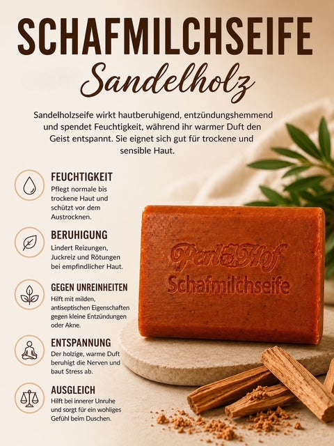 Schafmilchseife Sandelholz