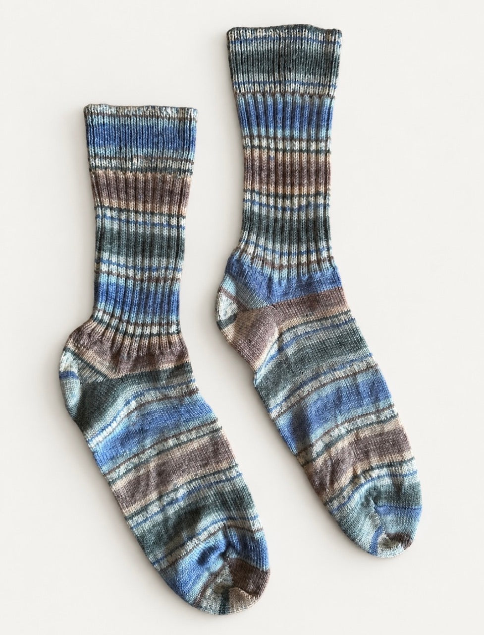 Wollsocken Musterstrick BBB