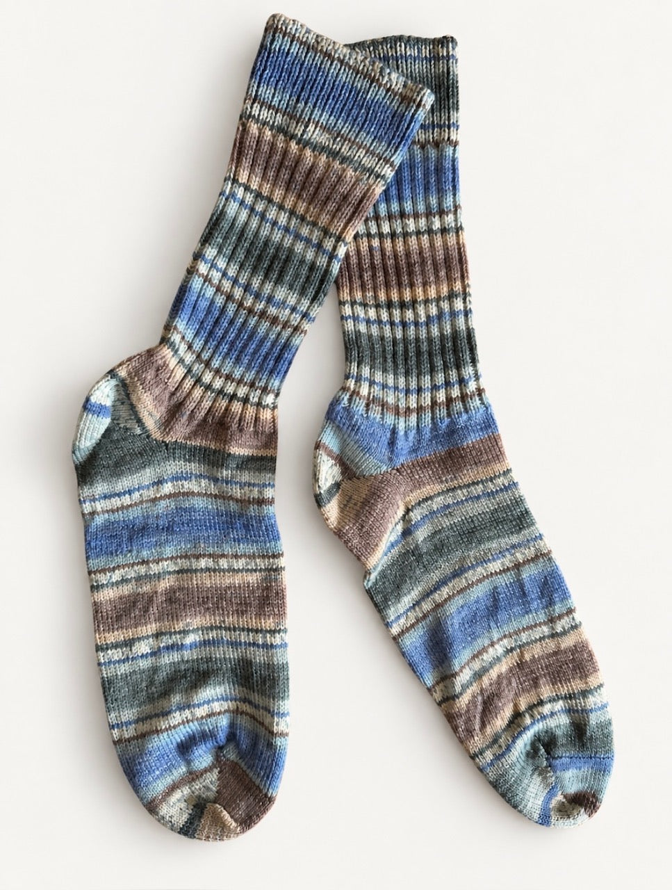 Wollsocken Musterstrick BBB