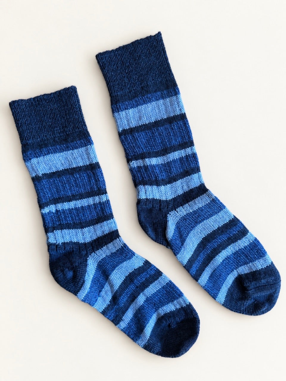 Wollsocken Streifen Blt