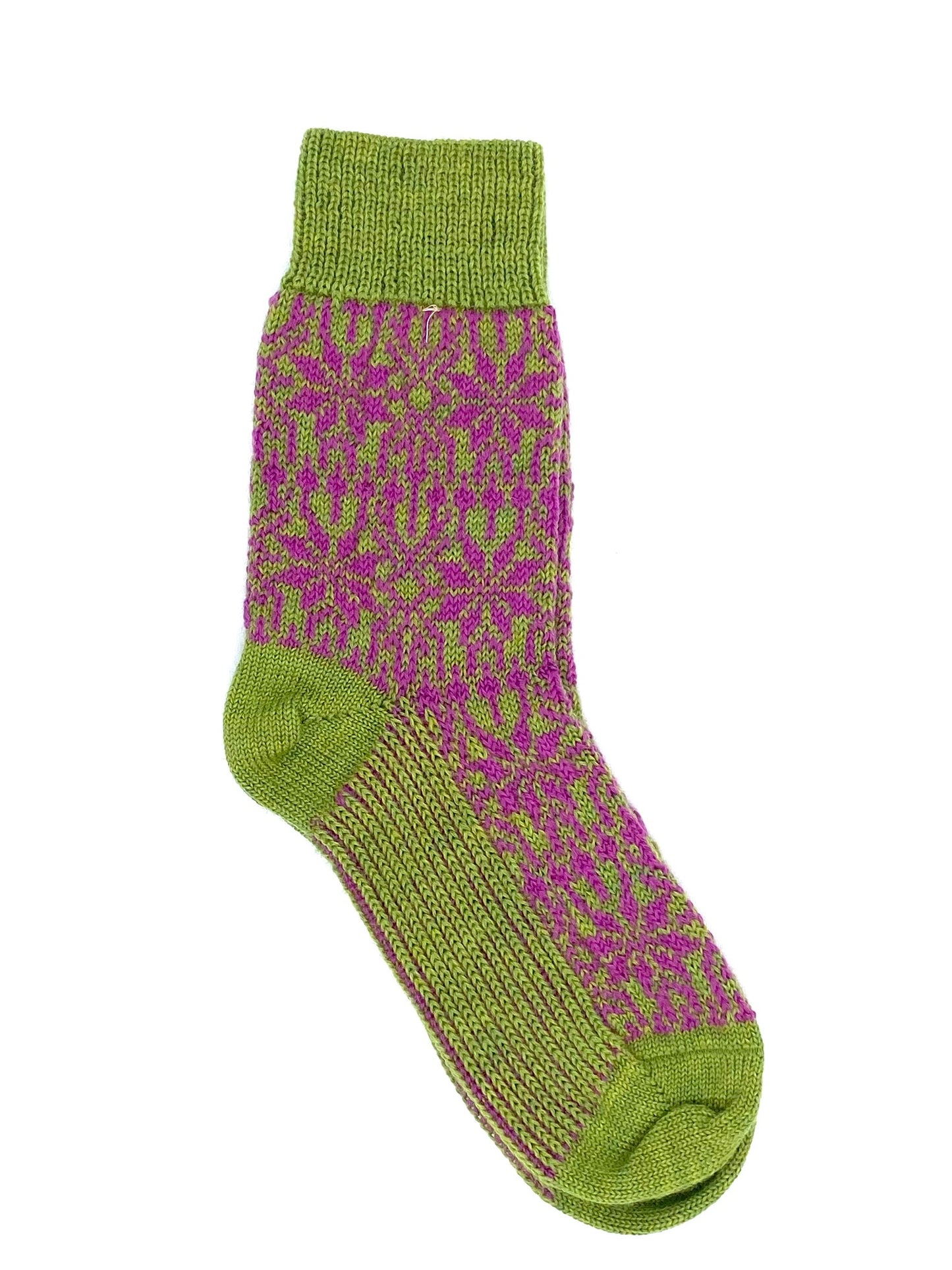 Schafwollsocken - Norweger Muster