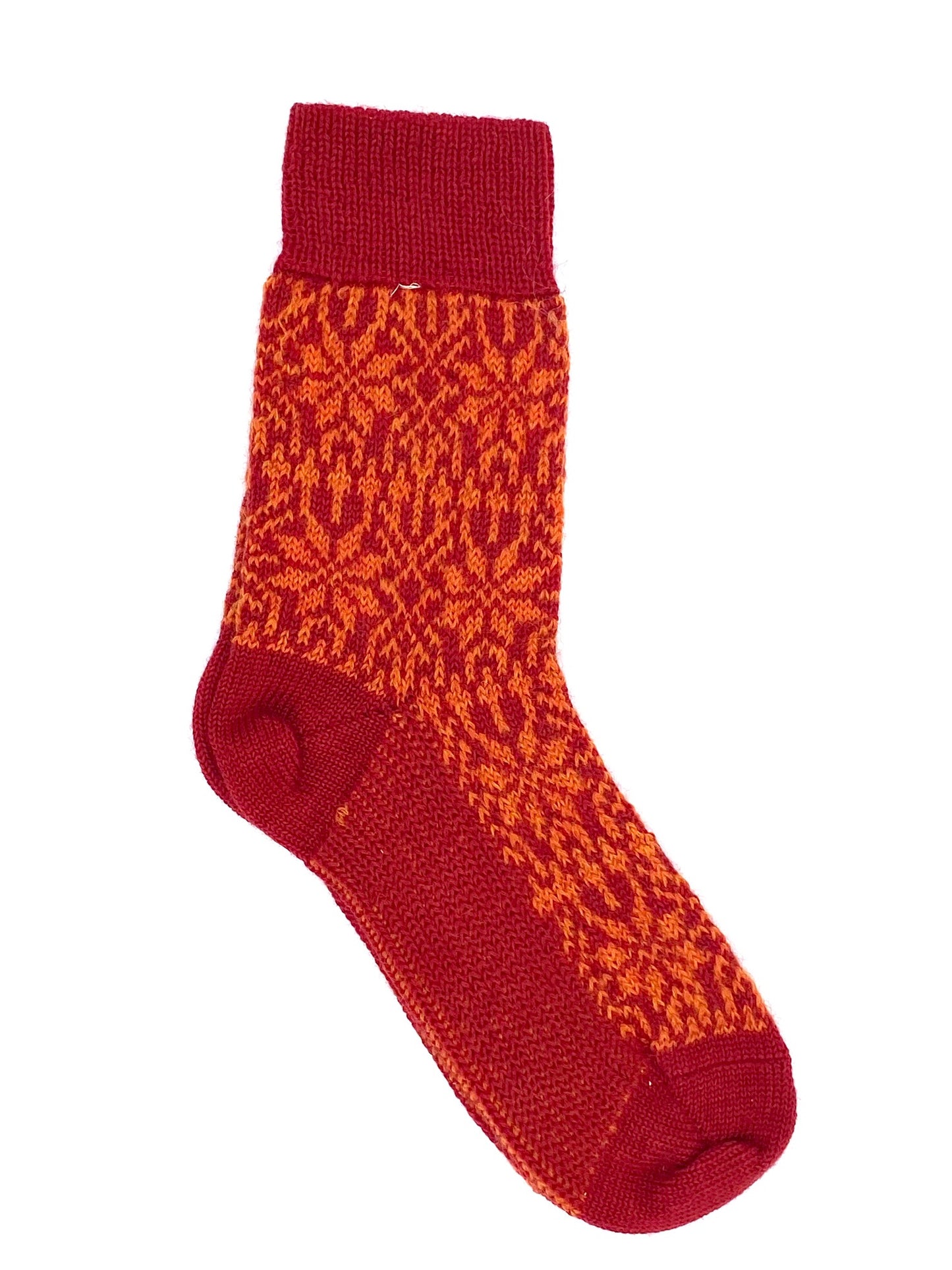 Schafwollsocken - Norweger Muster