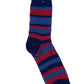 Socken aus Schurwolle Streifen